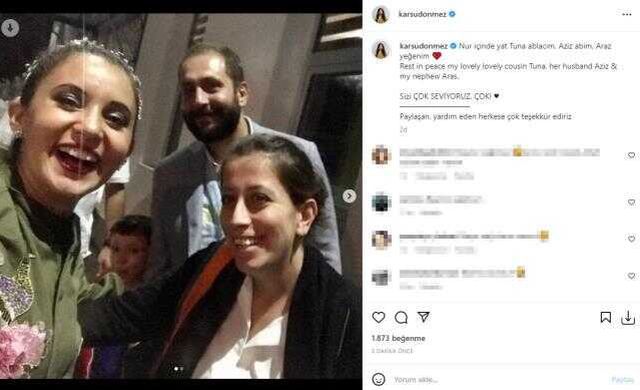 Şarkıcı Karsu, depremde halasının ardından 3 yakınını daha kaybetti