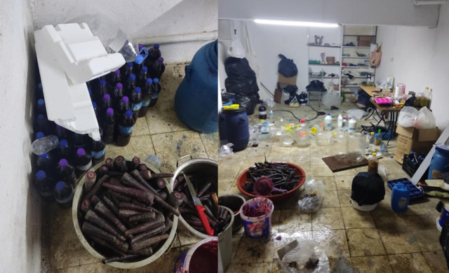 Mide bulandıran imalathane! Tuvalet suyu karışıyor