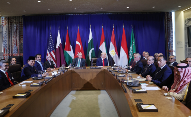 Trump ve Erdoğan BM zirvesinde yan yana