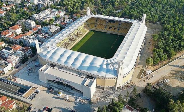 AEK Atina yeni stadına Ayasofya adını verdi! Yunanlılar açılışta kemençe eşliğinde horon tepti