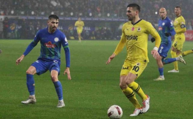 Ç.Rizespor Fenerbahçe maçı ilk 11'i! Fenerbahçe'nin Ç.Rizespor maçı 11'i belli oldu mu, ilk 11'de kimler var?