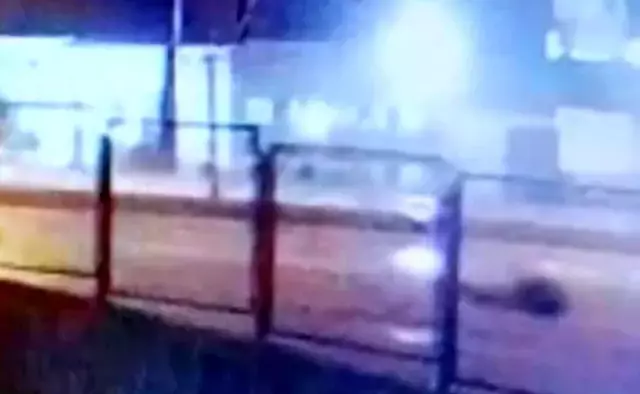 Resmen adım adım ölüme yürüdü! İşte korkunç kazanın en net görüntüsü