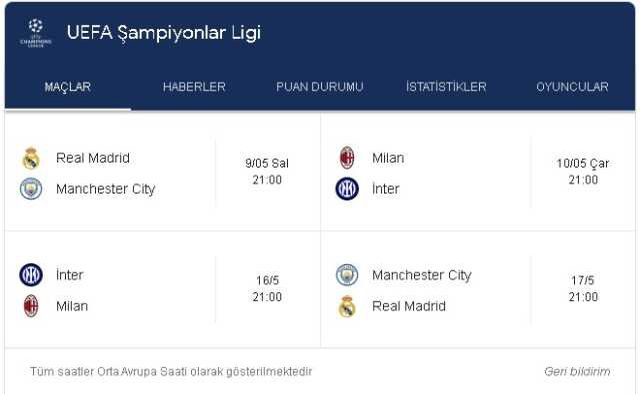 Şampiyonlar Ligi yarı final maçları ne zaman oynanacak 2023? UEFA Şampiyonlar Ligi yarı final ve final maçı tarihleri hangi gün?