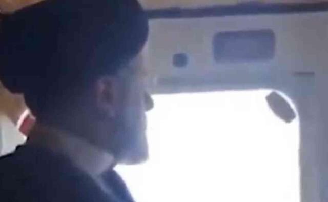 İran Cumhurbaşkanı Reisi'nin, düşen helikopterde çekilen son görüntüleri ortaya çıktı