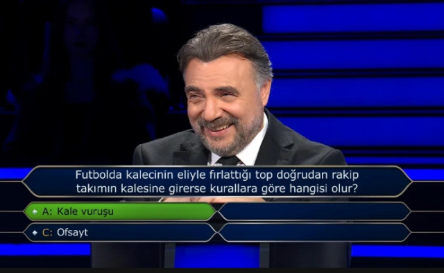 Futbolda kalecinin eliyle fırlattığı top doğrudan rakip takımın kalesine girerse kurallara göre hangisi olur?