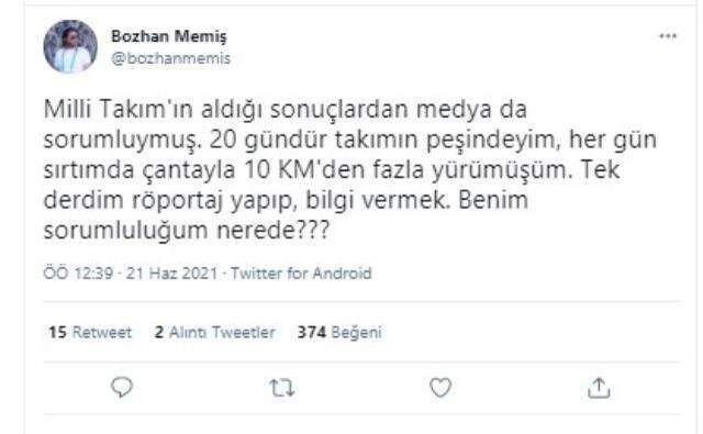 Şenol Güneş'in İsviçre maçından sonra kullandığı ifadelere basın mensupları tepki gösterdi