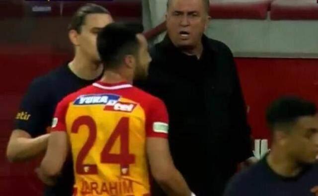 Fatih Terim'den Kayserili futbolcuya olay sözler: Hayırdır, sen kimsin?