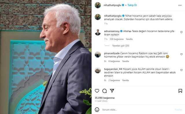 Nihat Hatipoğlu sağlık durumu nasıl? Nihat Hatipoğlu neden hastaneye kaldırıldı, hastalığı nedir?