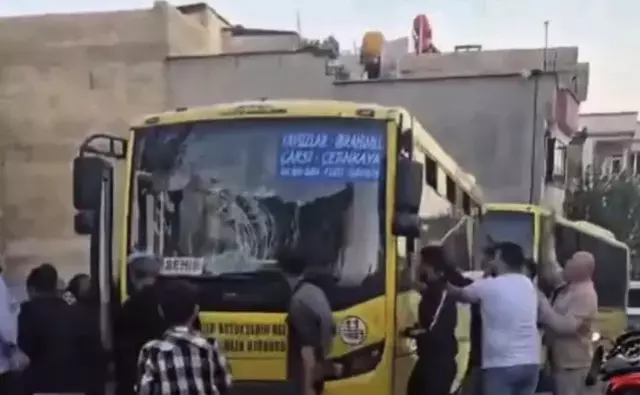Gaziantep'te Halk Otobüsü Şoförüne Saldırı!