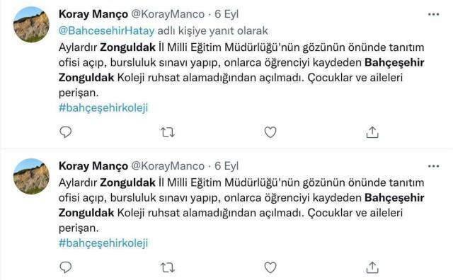 İstanbul'da öğrencileri fişleyen Bahçeşehir Koleji, Zonguldak'ta da yüzlerce veliyi mağdur etti