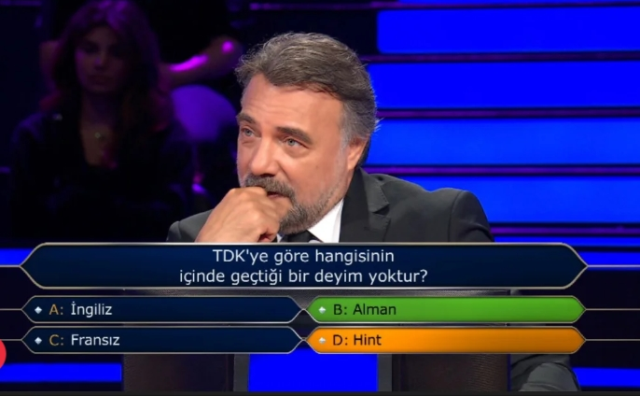 TDK'ye göre hangisinin içinde geçtiği bir deyim yoktur?