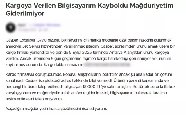 Ünlü markanın kullanıcılarından şikayet yağıyor: 18 bin TL'lik bilgisayarım kayıp
