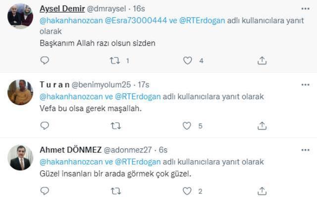 Hakan Taşıyan'ın Cumhurbaşkanı Erdoğan'a olan vefası Twitter'da gündem oldu