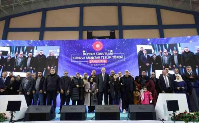 Cumhurbaşkanı Erdoğan: Şanlıurfa'da 1314 deprem konutunun anahtar teslimini yaptık