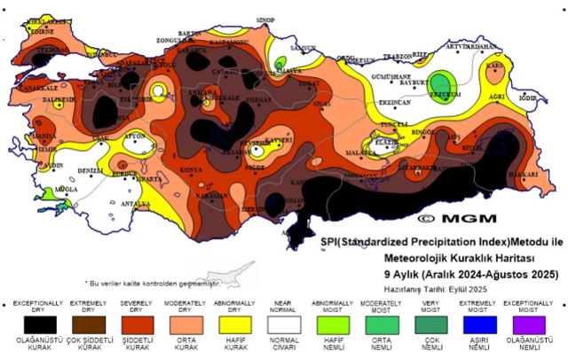 Endişelendiren harita: Durum her geçen gün daha da kötüye gidiyor