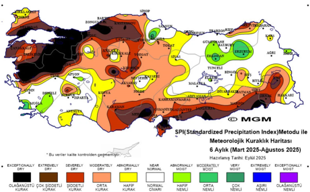 Endişelendiren harita: Durum her geçen gün daha da kötüye gidiyor
