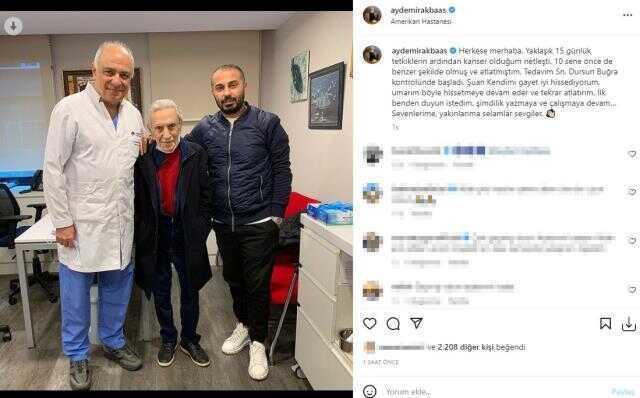 Usta oyuncu Aydemir Akbaş, bir kez daha kansere yakalandı