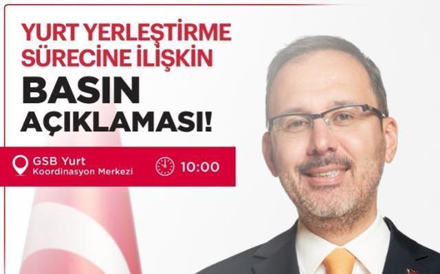KYK yurt sonuçları canlı izle! 7 Eylül Salı Mehmet Kasapoğlu açıklama CANLI takip!