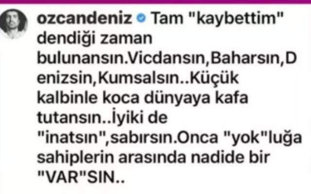 Özcan Deniz, kendisinden 25 yaş küçük sevgilisine rol alacağı projede iş buldu