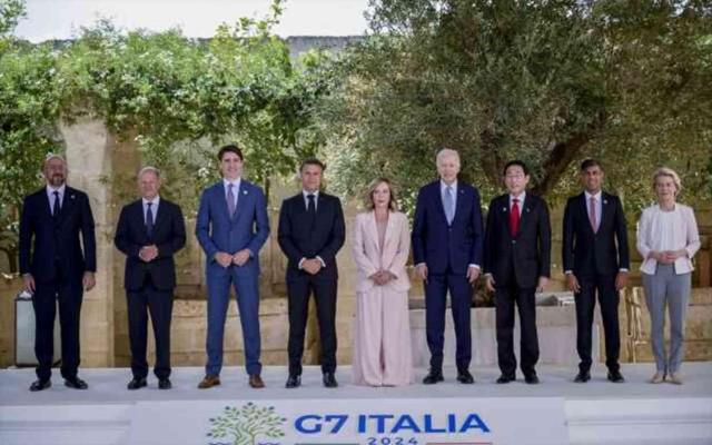 G7 zirvesinde dalıp giden Biden'ın yardımına İtalya Başbakanı Meloni yetişti