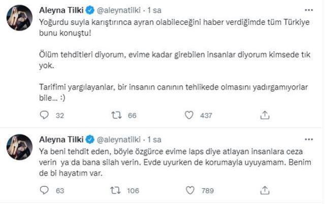 Aleyna Tilki, evine giren takıntılı hayranının serbest olmasına isyan etti: Bana silah verin