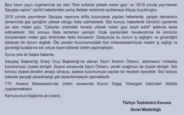 TTK'dan Sayıştay raporu iddialarıyla ilgili açıklama