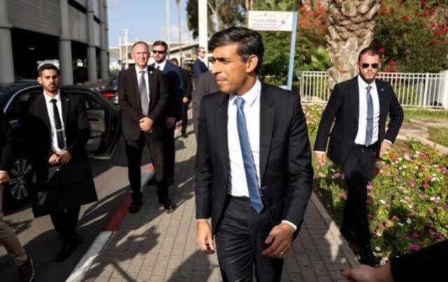 İngiltere Başbakanı Rishi Sunak, İsrail'de! Savaşın tırmanmaması için uyarıda bulunacak