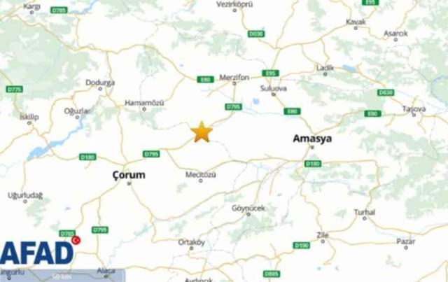 Çorum'da deprem mi oldu? SON DAKİKA! Çorum'da deprem şiddeti kaç, merkez üssü neresi?