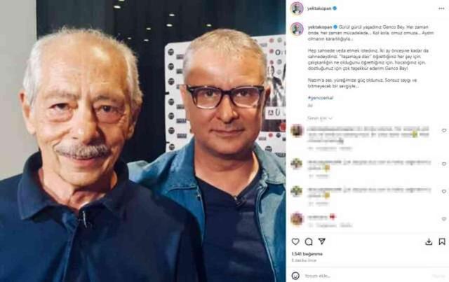 Sanat dünyası Genco Erkal'ın ölümüyle yasa boğuldu