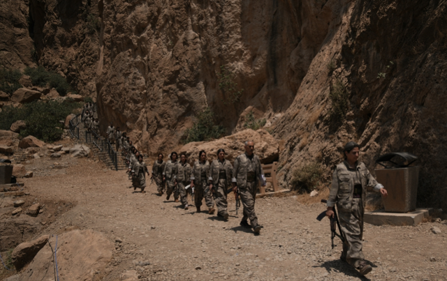 PKK'nın yaktığı silahların son hali! İşte törenden kare kare tüm detaylar