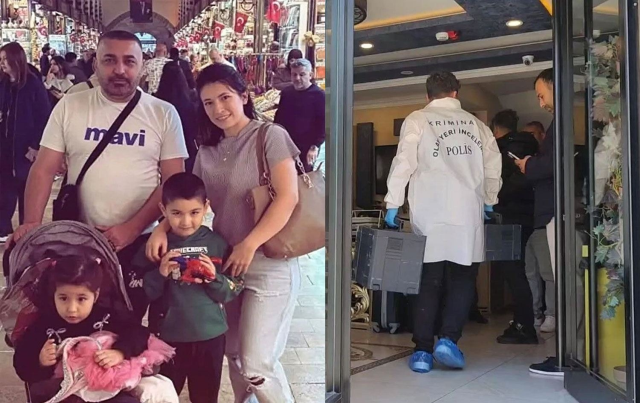 Zehirlenerek ölen anne ve 2 çocuğunun yan yana defnedildiği mezarlar görenlerin için sızlattı