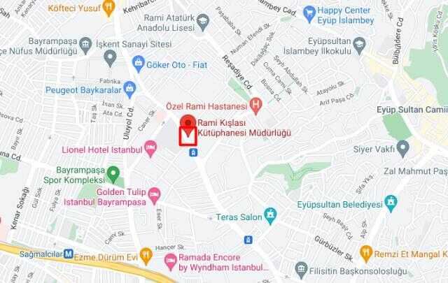 Rami Kütüphanesi nerede? Hangi il ve ilçede bulunuyor? Rami kütüphanesine nasıl gidilir, metrobüs, otobüs, tramvay ulaşımı var mı?