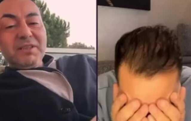 Mehmet Ali Erbil, Serdar Ortaç ile konuşurken gözyaşlarına boğuldu
