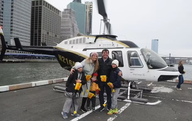 Nehre çakılan helikopter, altı kişilik aileye mezar oldu