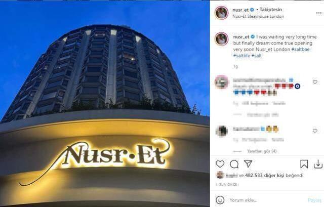 Londra'da restoran açmaya hazırlanan Nusret Gökçe, çıraklık fotoğrafını paylaşarak takipçilerinden destek istedi