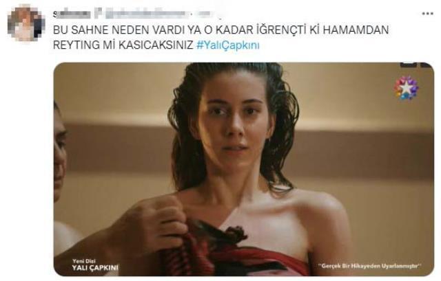 Yalı Çapkını dizisindeki hamam sahnesi izleyicileri çileden çıkardı