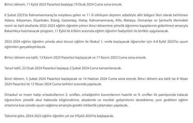 NİSAN ARA TATİL NE ZAMAN? Ara tatil ne zaman başlayacak?