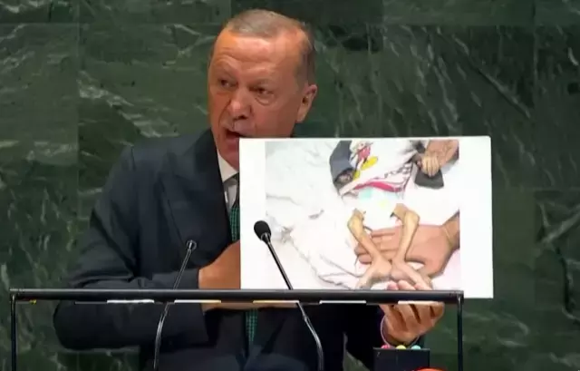 Cumhurbaşkanı Erdoğan'ın BM kürsüsünde gözlerinin dolduğu an: İçim yanıyor