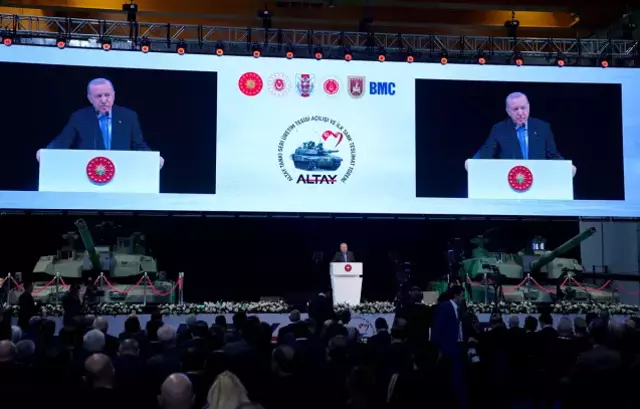 Altay Tankı envantere girdi! Cumhurbaşkanı Erdoğan: Her ay 8 Altay tankı üretilecek