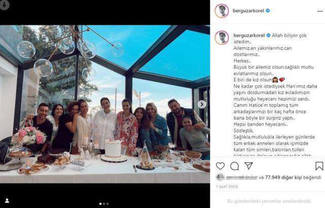 3. kez hamile olan Bergüzar Korel'in kız bebeği olacak