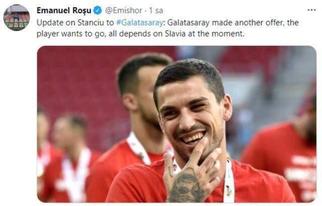 Galatasaray'dan Slavia Prag'a bir teklif daha! Nicolae Stanciu, sarı-kırmızılı formayı giymek için can atıyor