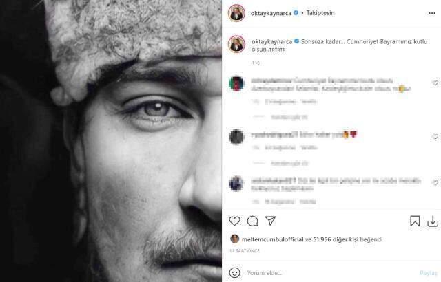 Ünlü isimlerin 29 Ekim Cumhuriyet Bayramı paylaşımları