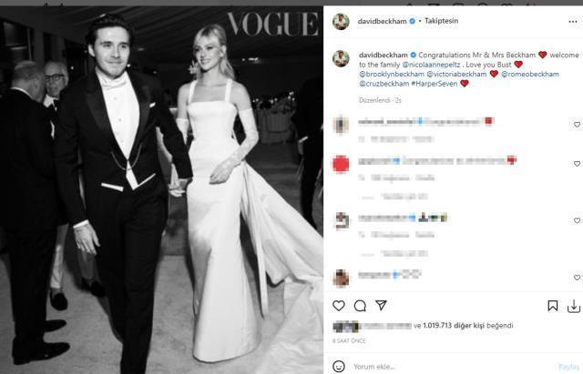 Düğün sonrası kriz çıktı! Kayınvalide Victoria Beckham, paylaşımında eşinin soyadını alan oğlunun yeni soyadını kullanmadı