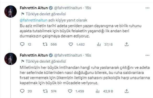 Kendisine 'Vitaminsiz Goebbels' diyen Kılıçdaroğlu'na Fahrettin Altun'dan sert yanıt: İlkokul çağı sokak mizahı