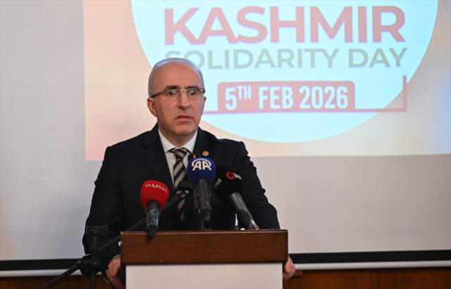 Ankara'da Keşmir Dayanışma Günü dolayısıyla program düzenlendi