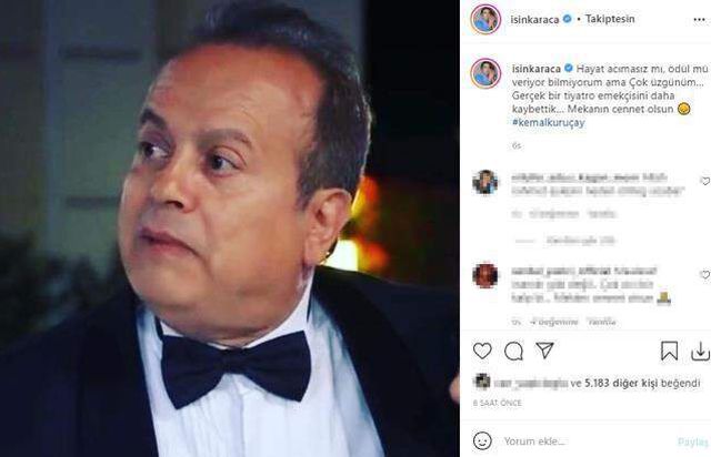 Usta oyuncu Kemal Kuruçay'ın ani ölümü sanat dünyasını yasa boğdu
