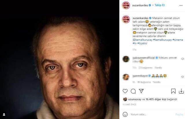 Usta oyuncu Kemal Kuruçay'ın ani ölümü sanat dünyasını yasa boğdu