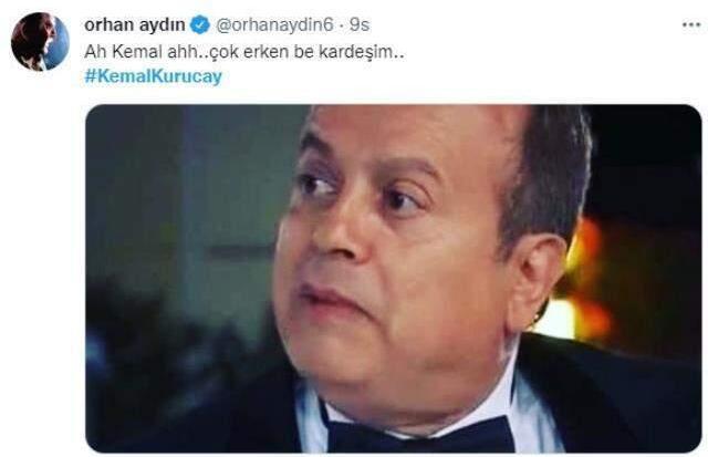 Usta oyuncu Kemal Kuruçay'ın ani ölümü sanat dünyasını yasa boğdu