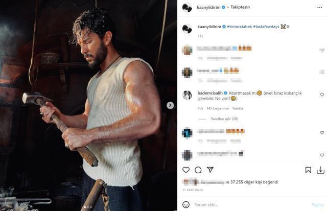 Kaan Yıldırım kaslarıyla şov yaptı, Salih Bademci'den yorum gecikmedi: Abartmasak mı?