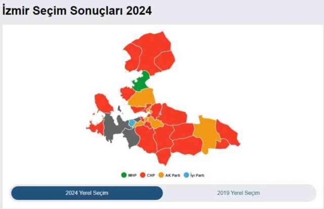 31 MART 2024 İZMİR SEÇİM SONUÇLARI | İzmir'de hangi parti önde? YSK İzmir Yerel Seçim sonuçları!